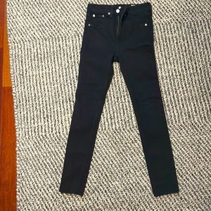 Rag & Bone black skinny jeans, size 26, Great condition